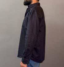 Linen blend shirt - Black