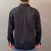 Linen blend shirt - Black